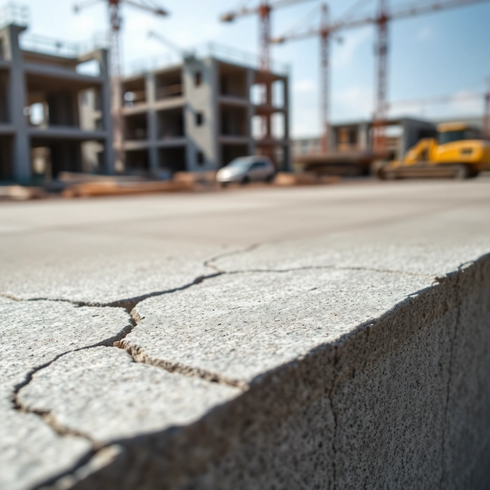 dlaczego pęka wylewka betonowa