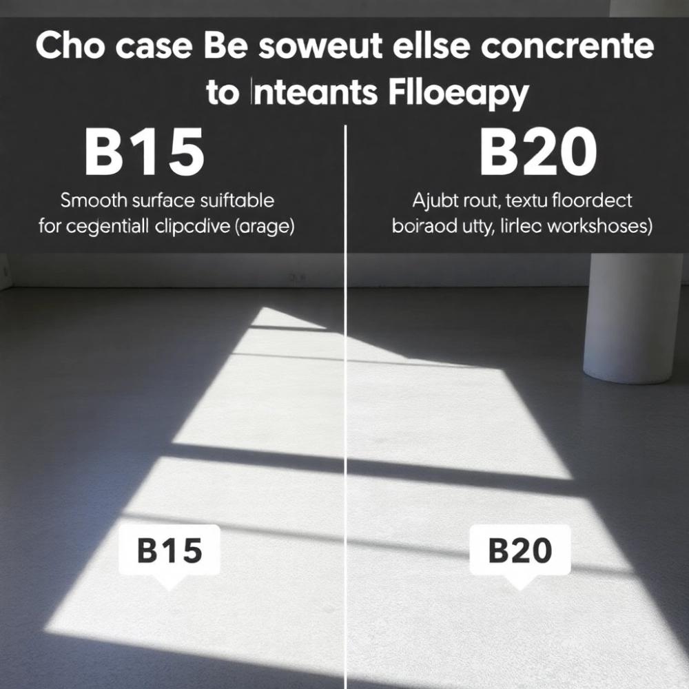 Jaki beton na posadzkę B15 czy B20?