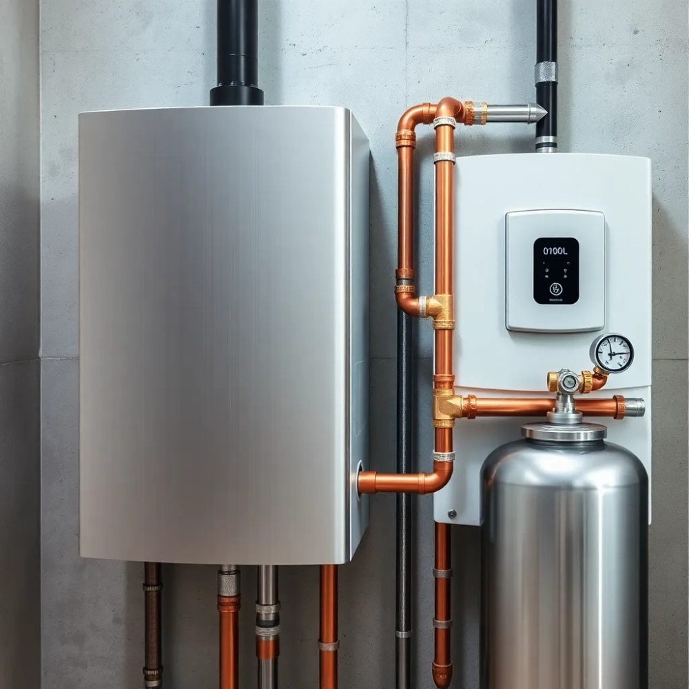 Kocioł gazowy i elektryczny w jednej instalacji