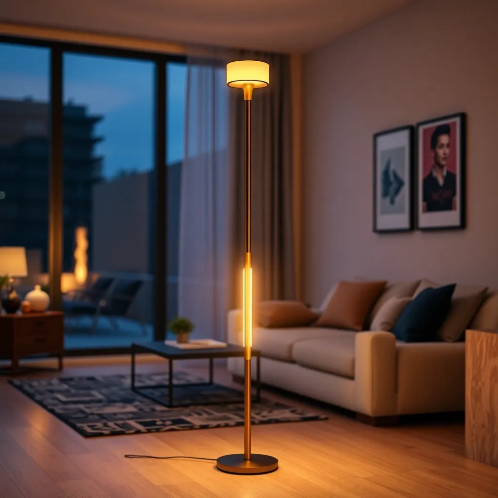 Nowoczesna lampa podłogowa LED