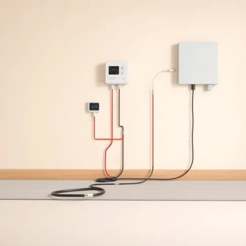 Ogrzewanie podłogowe elektryczne schemat podłączenia
