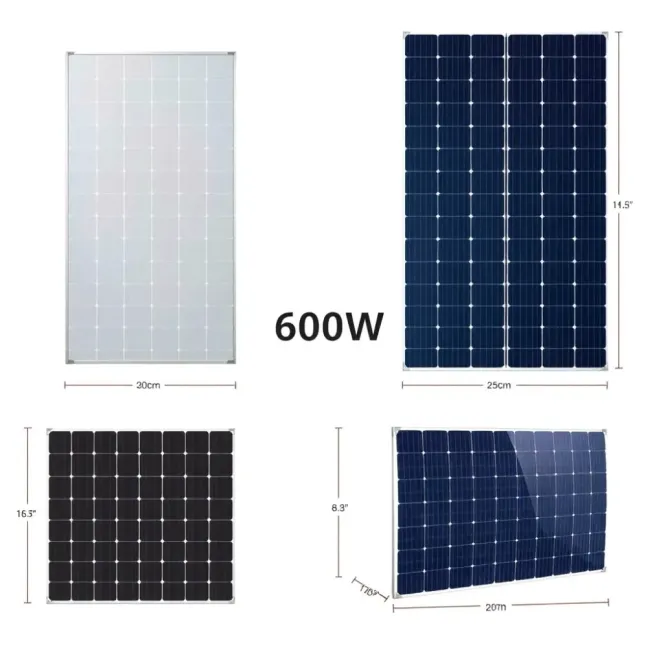 Panel fotowoltaiczny 600W wymiary