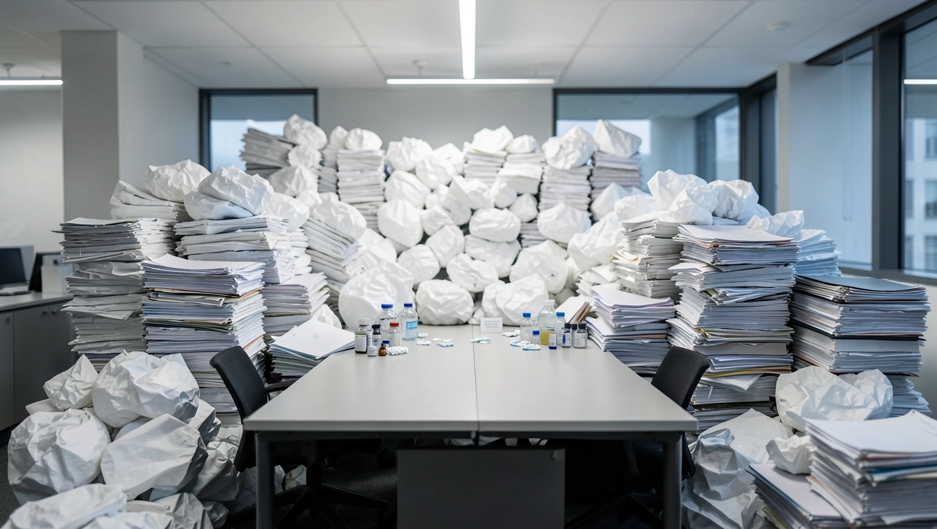 Biurokracja w firmach farmaceutycznych