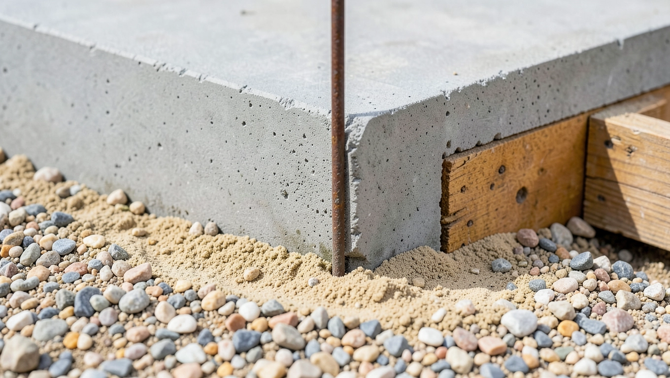 Chudziak pod ławami na sypkim gruncie