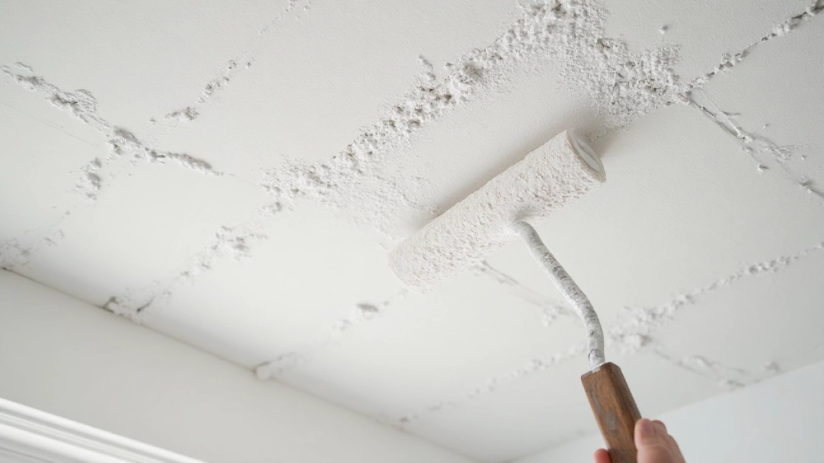 Czym pomalować kasetony styropianowe na suficie