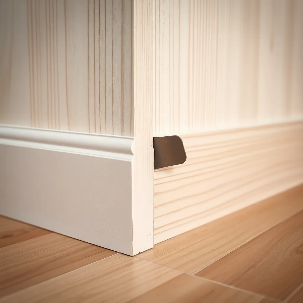 Demontaż listwy podłogowej