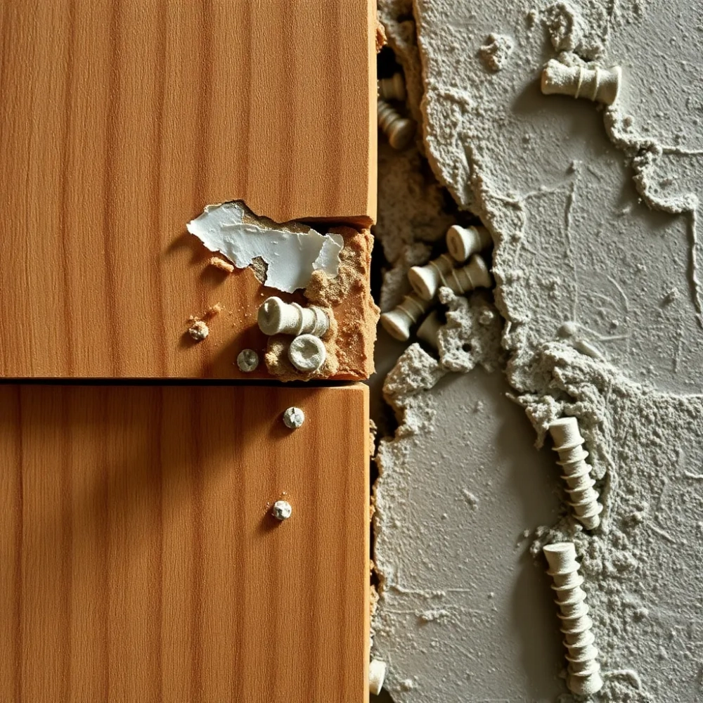 Demontaż paneli ściennych KNR