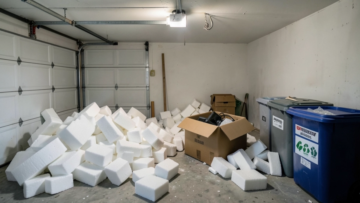 do jakich śmieci styropian