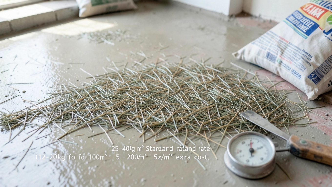 Dozowanie zbrojenia rozproszonego w chudziaku