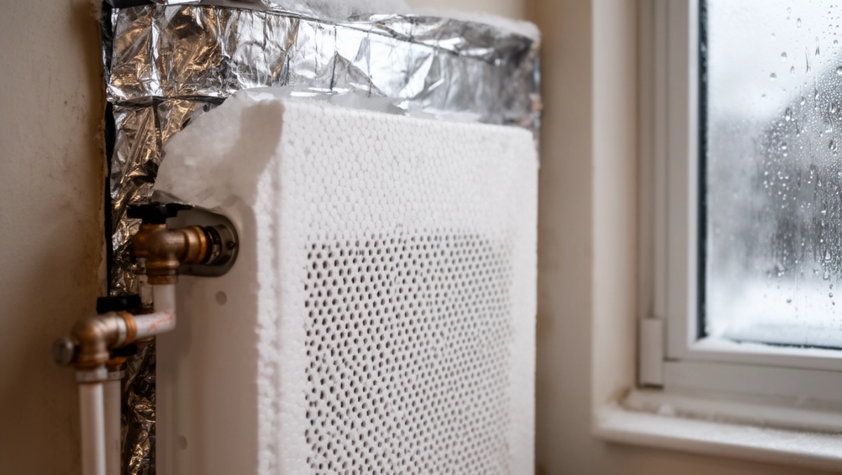 ekran zagrzejnikowy styropian