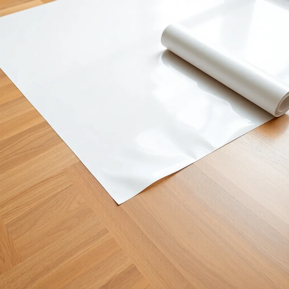 Folia na podłogę do malowania