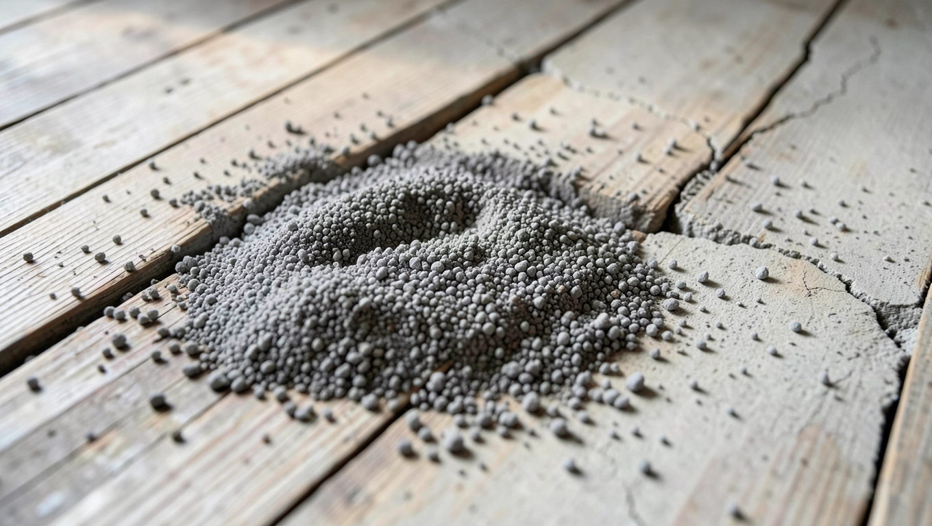 Granulat w remontach starych podłóg