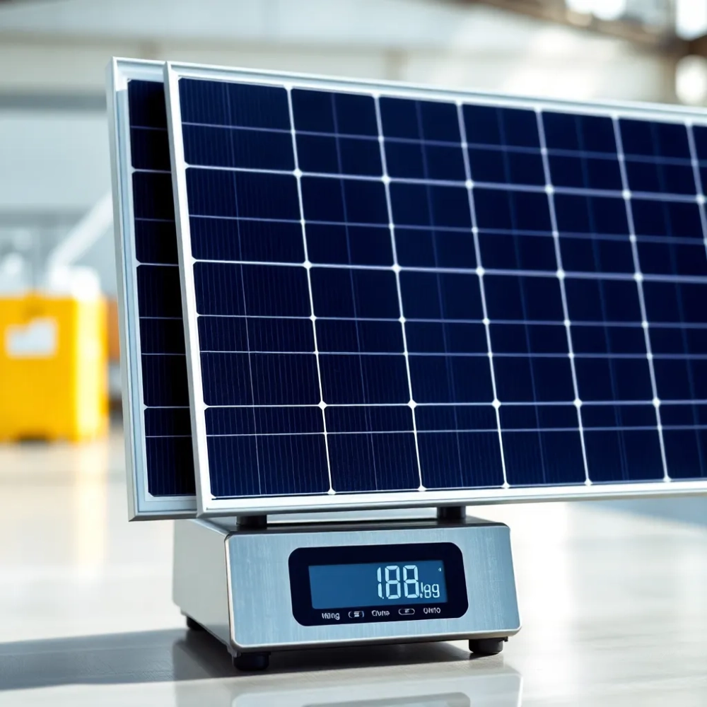 Ile waży instalacja fotowoltaiczna