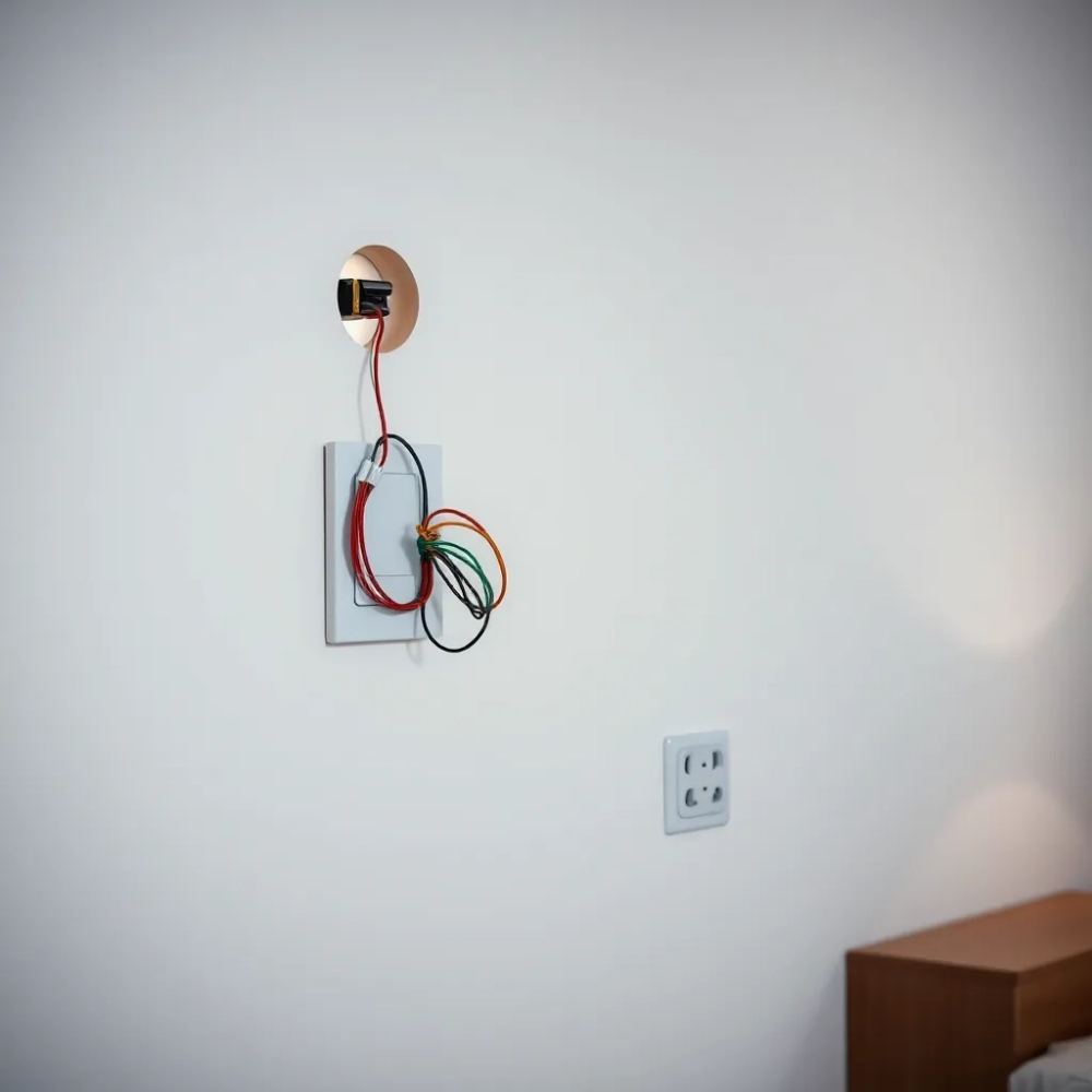 Instalacja elektryczna w sypialni