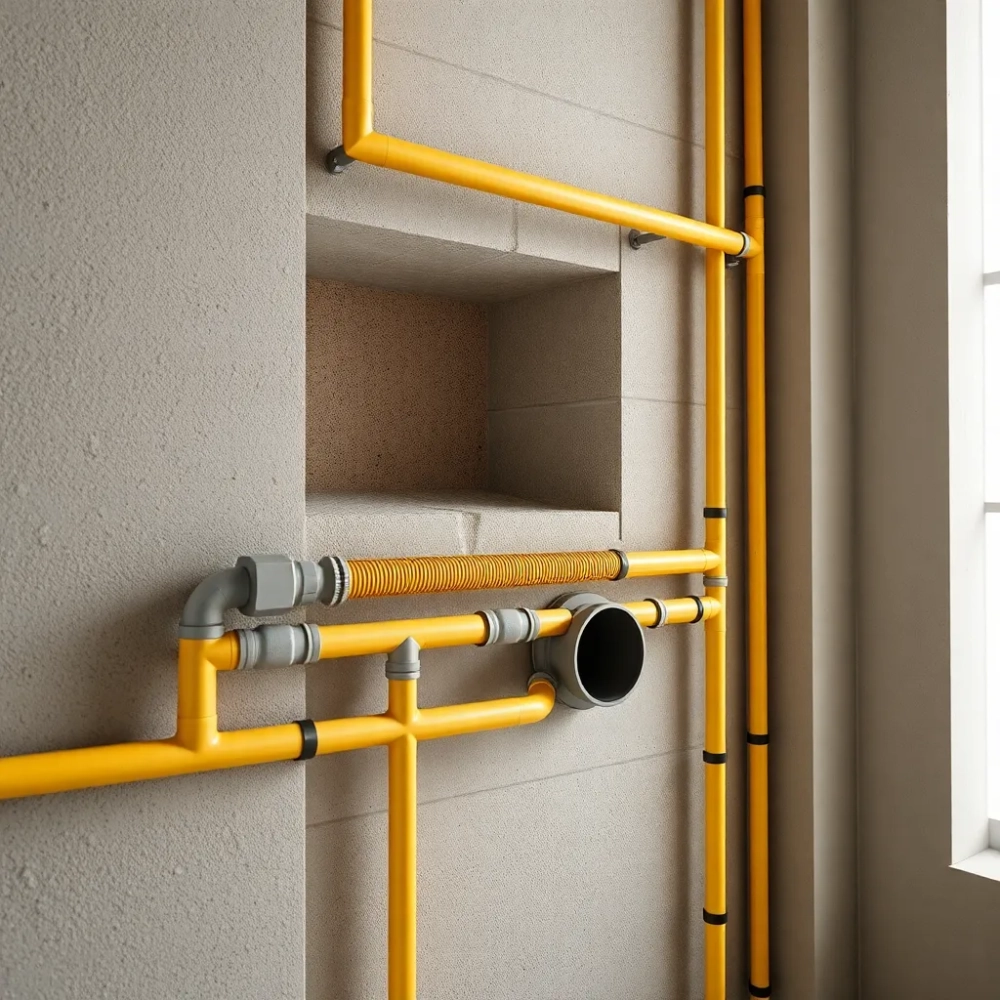 Instalacja gazowa przed czy po tynkach