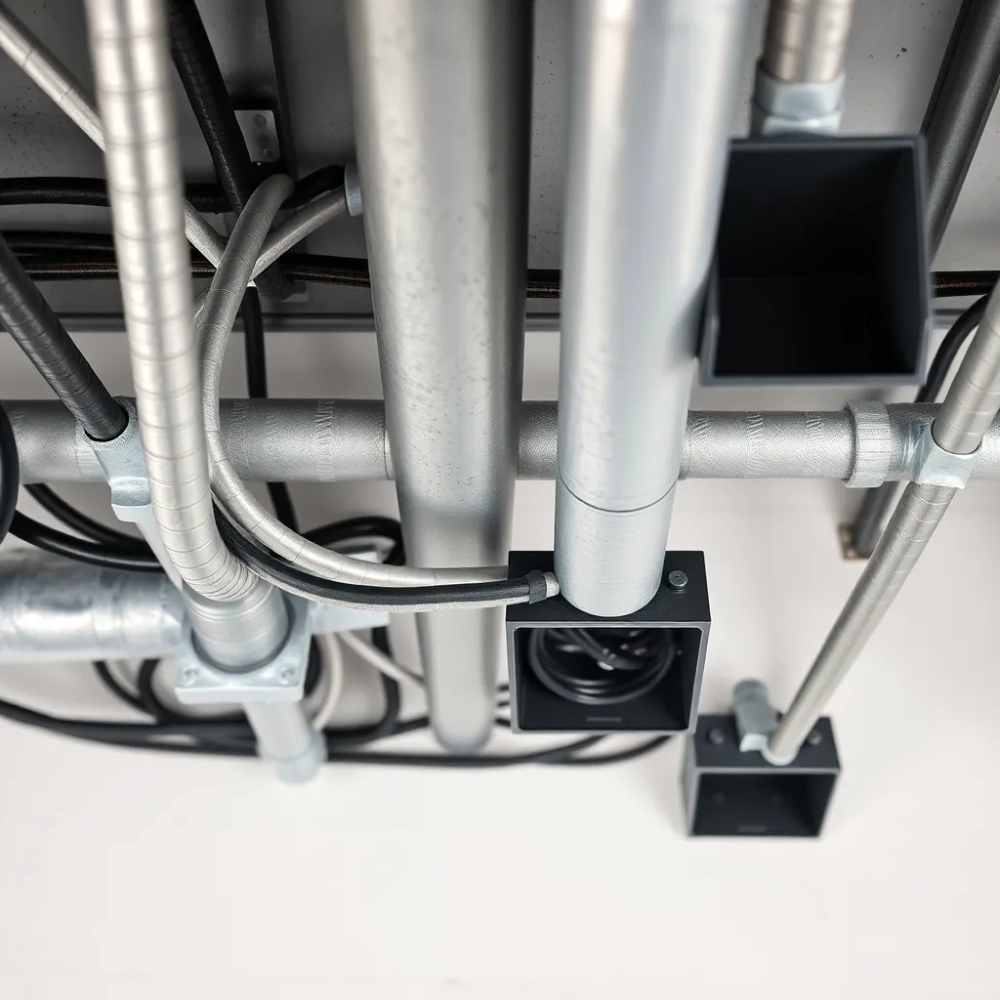 Instalacja natynkowa w rurkach