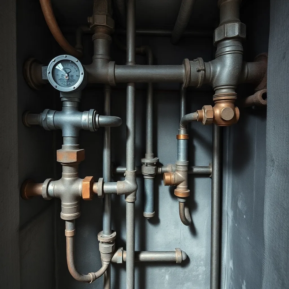 Instalacja wodna w bloku z wielkiej płyty