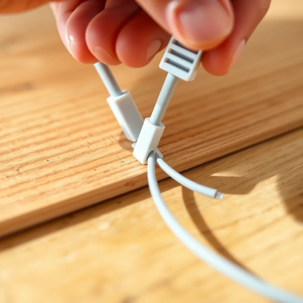 Jak przeciągnąć kabel pod panelami