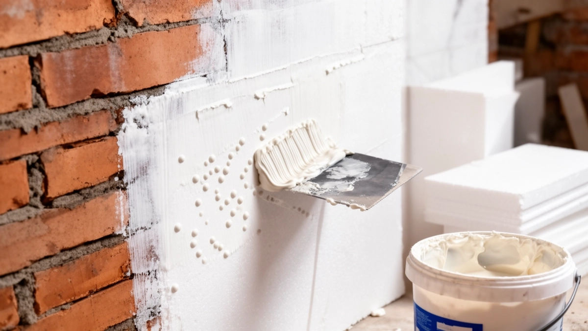 jak przykleić styropian do ściany