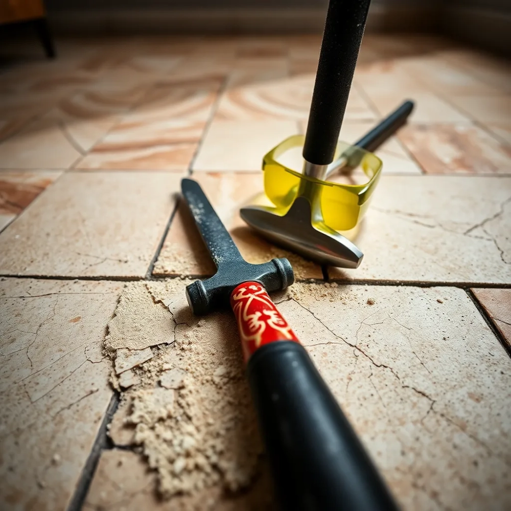 Jak usunąć stare płytki z podłogi