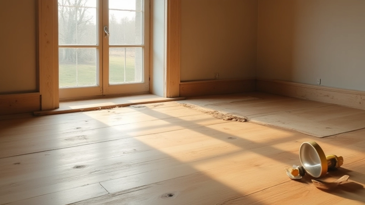 Jak wyrównać drewnianą podłogę