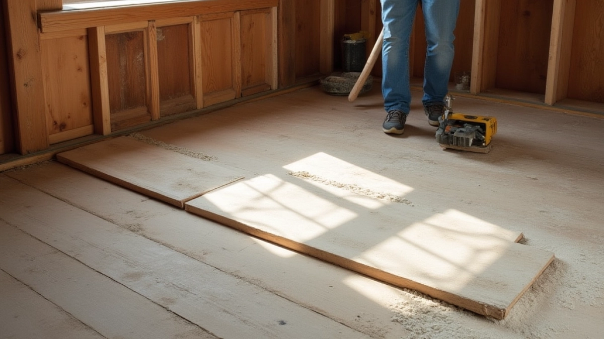 Jak wyrównać starą drewnianą podłogę