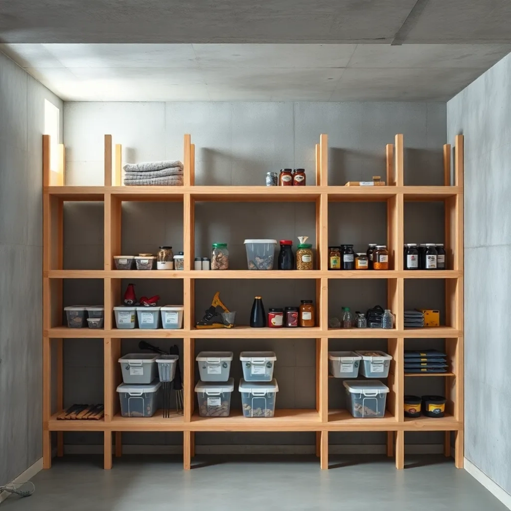 Jak zbudować regał do piwnicy