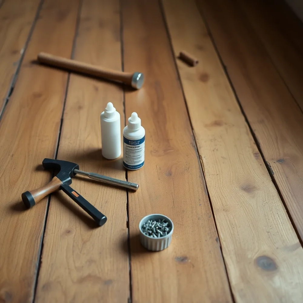 jak zlikwidować skrzypienie podłogi