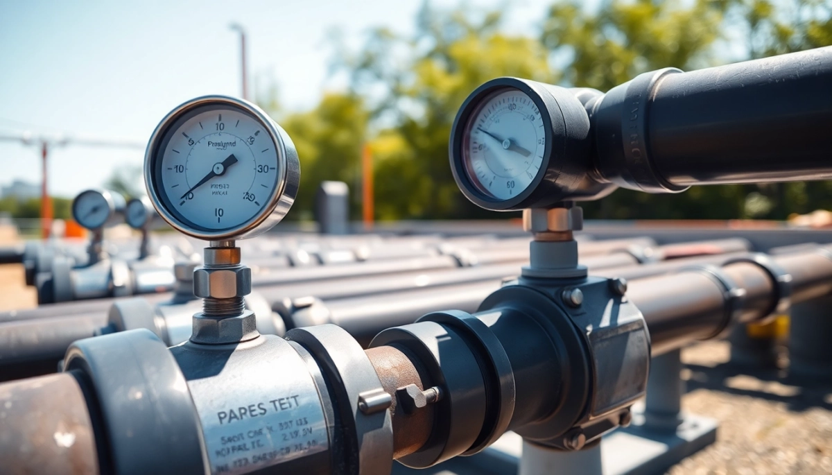 Jakie ciśnienie próby instalacji gazowej zewnętrznej