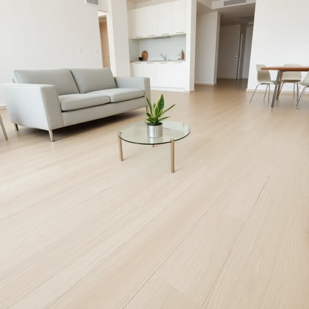 Jednakowa podłoga w całym mieszkaniu