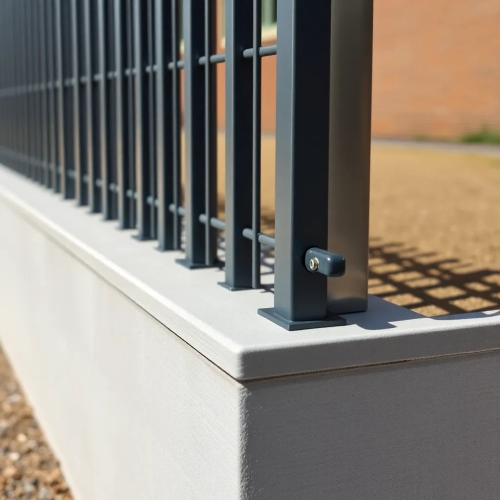 Kompletne ogrodzenie panelowe z podmurówką