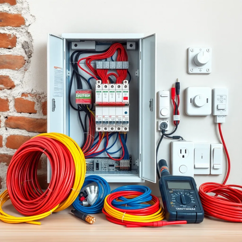 Koszt instalacji elektrycznej w mieszkaniu 50m2