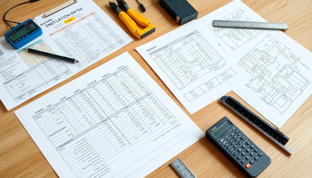 Kosztorys instalacji elektrycznej wzór