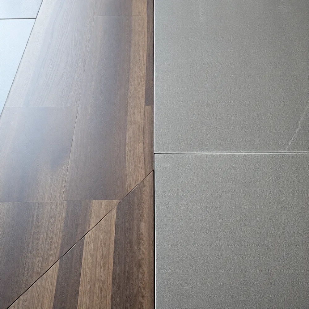 Łączenie paneli z płytkami korkiem