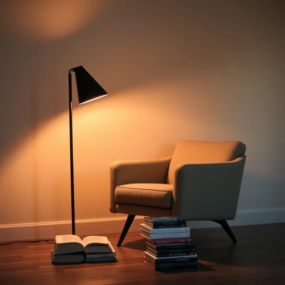 Lampa do czytania podłogowa