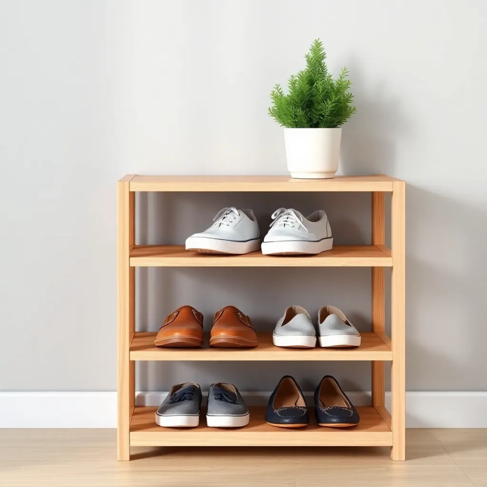 Mały regał na buty