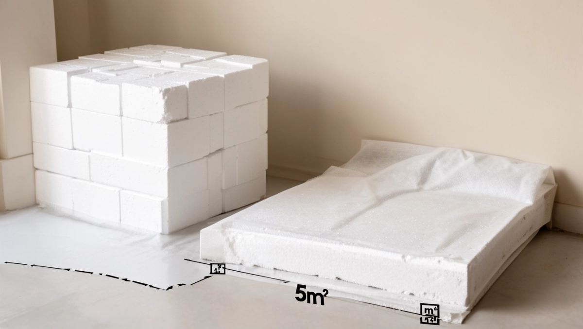 metr sześcienny styropianu ile to metrów kwadratowych