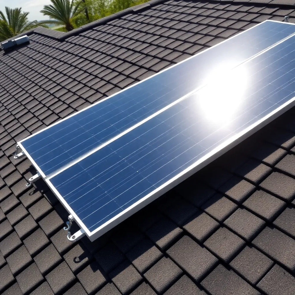 Montaż paneli na dachu skośnym