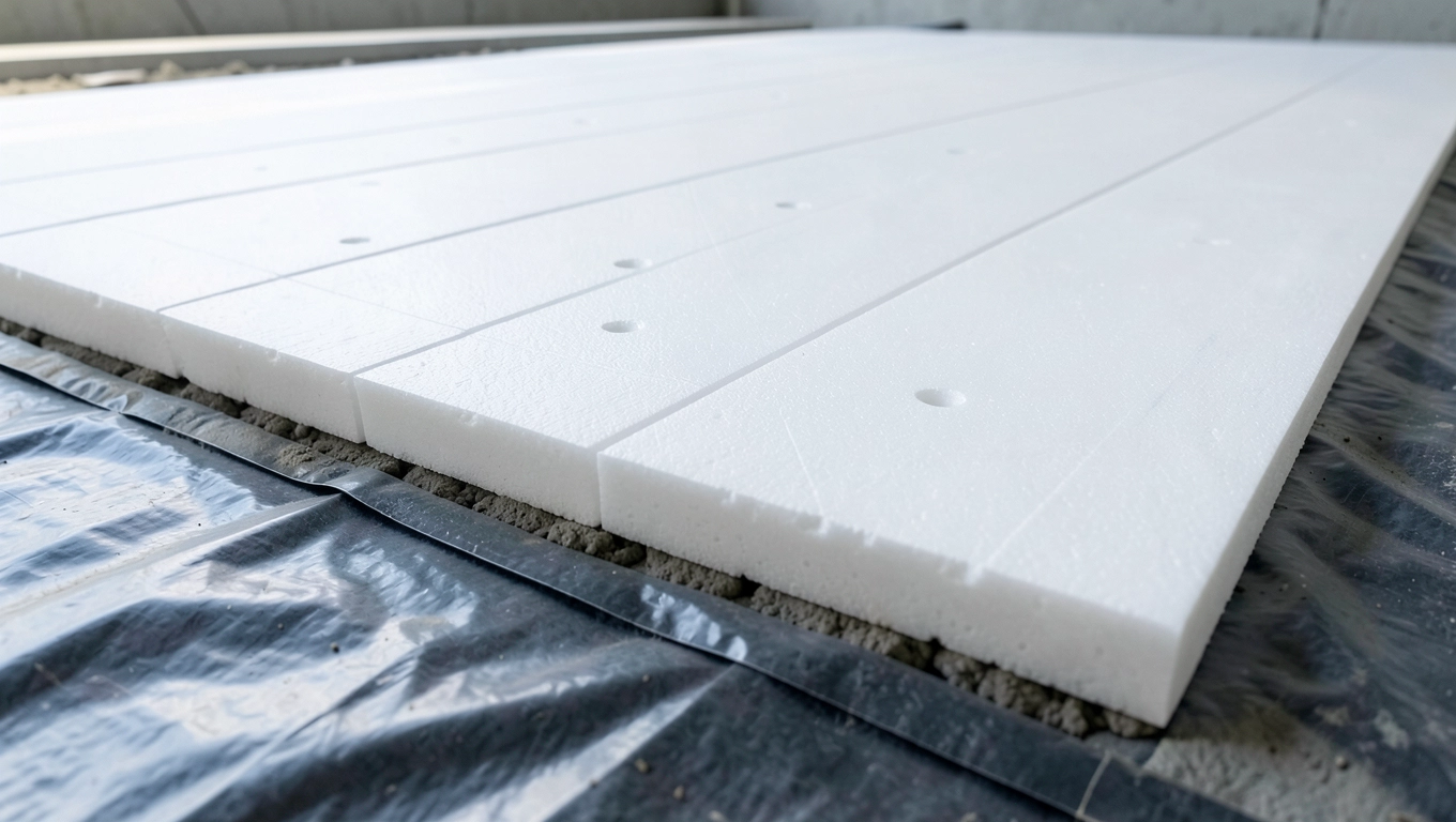 Montaż styropianu pod chudziak