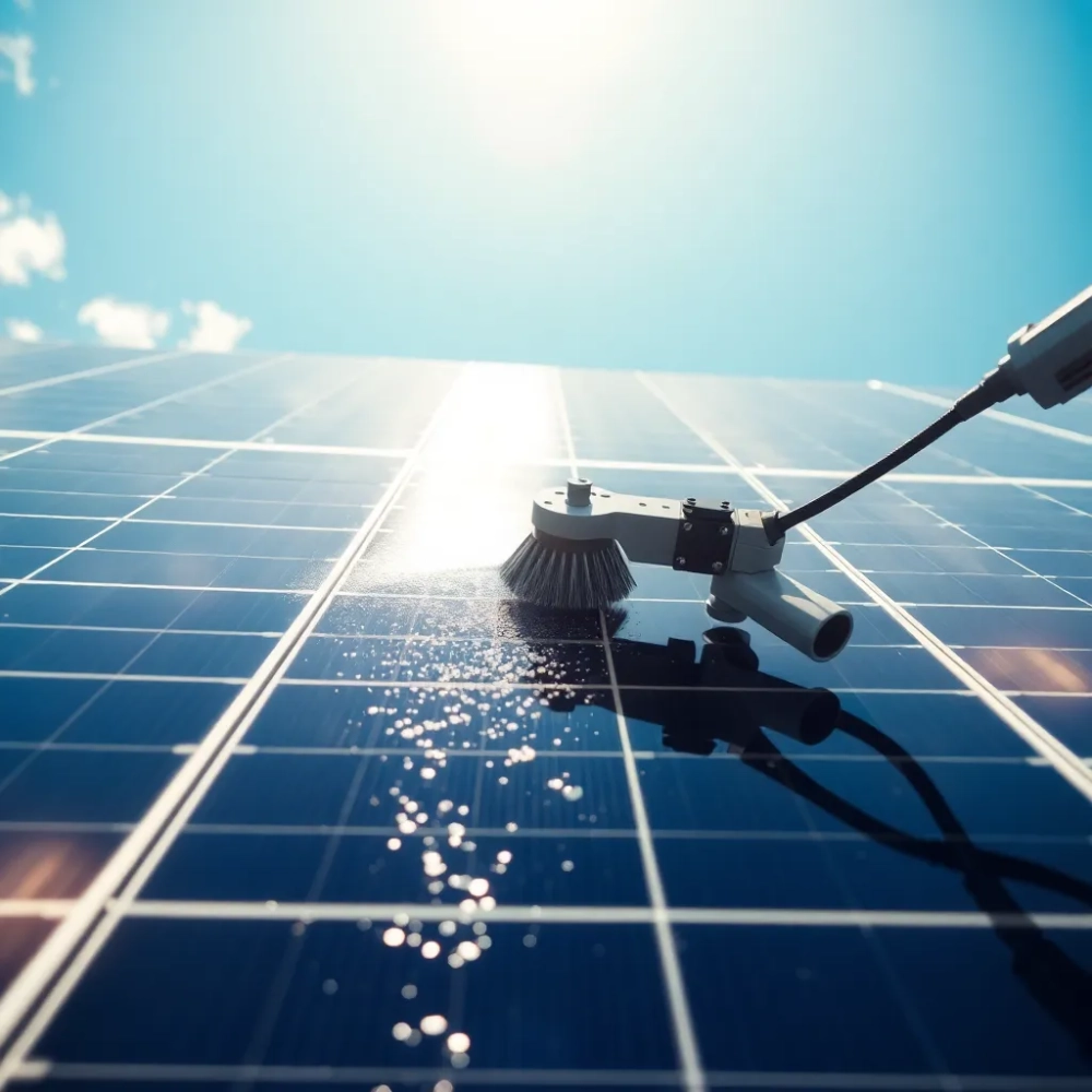 Mycie paneli fotowoltaicznych firmą