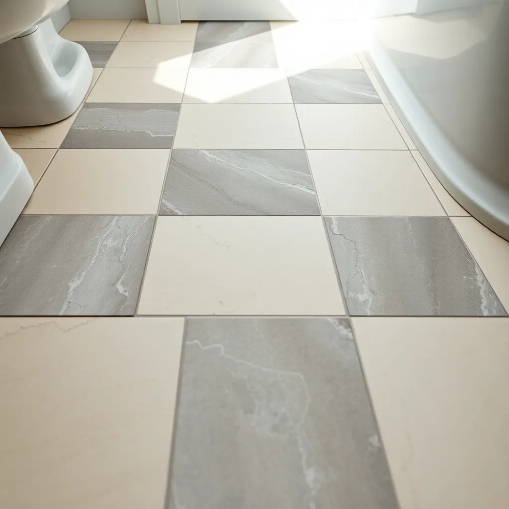 Naklejki na kafelki do łazienki na podłogę