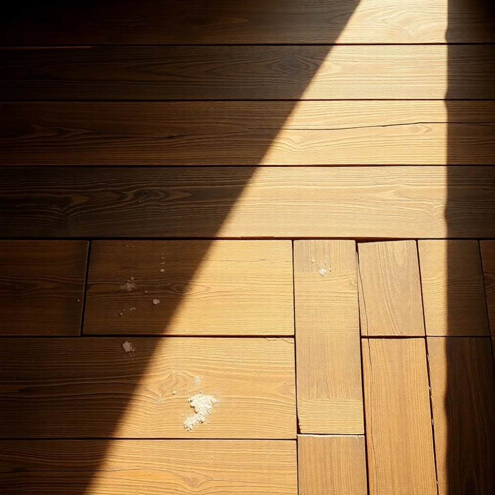 Naprawa starej podłogi z desek