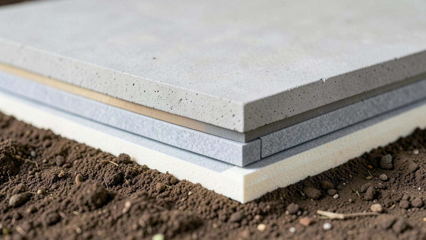 Normy kolejności EPS PIR na podłodze gruntu