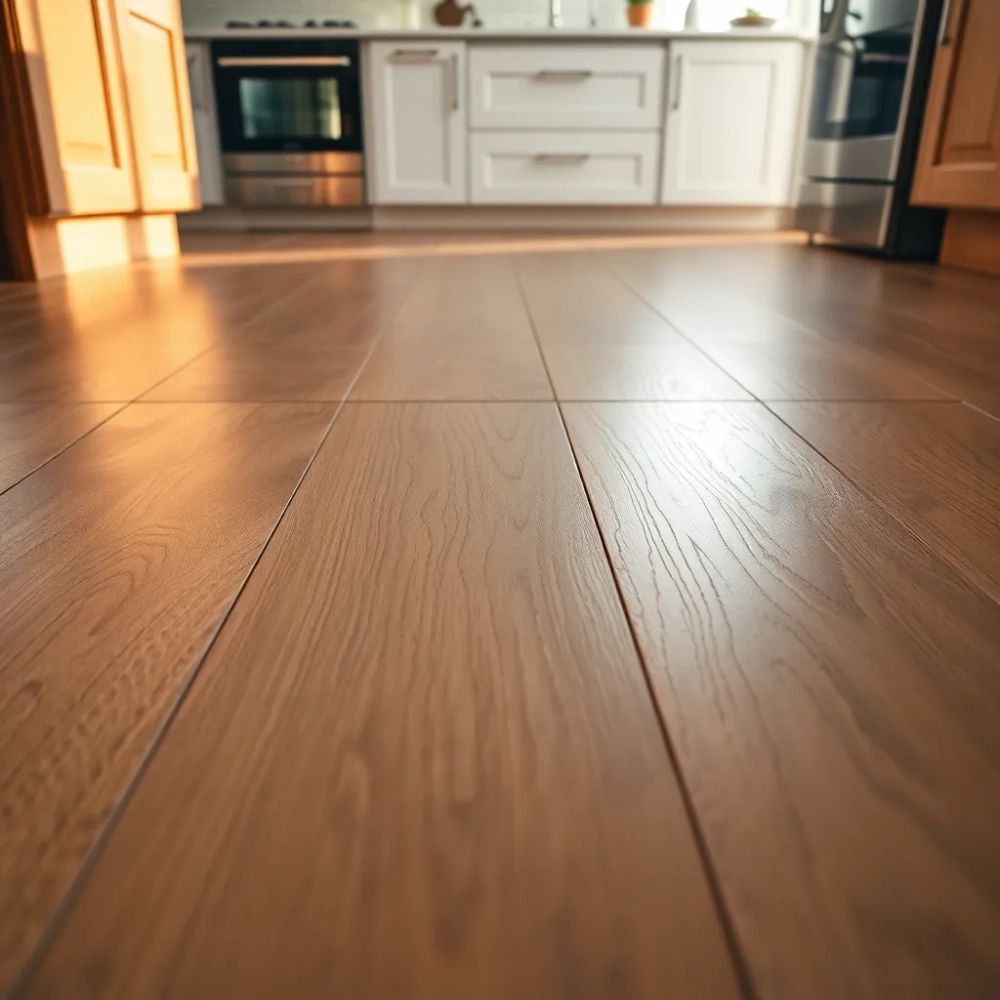 Nowoczesne podłogi do kuchni