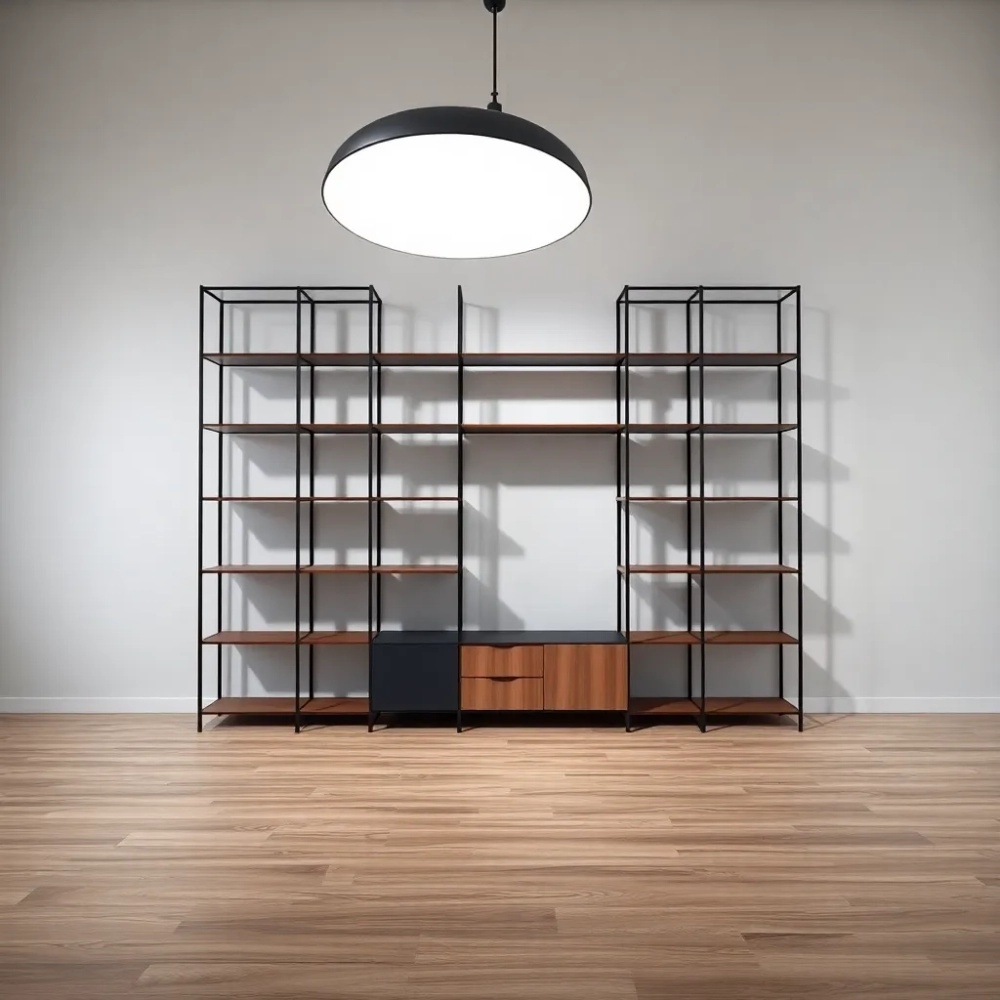 Nowoczesny regał do salonu