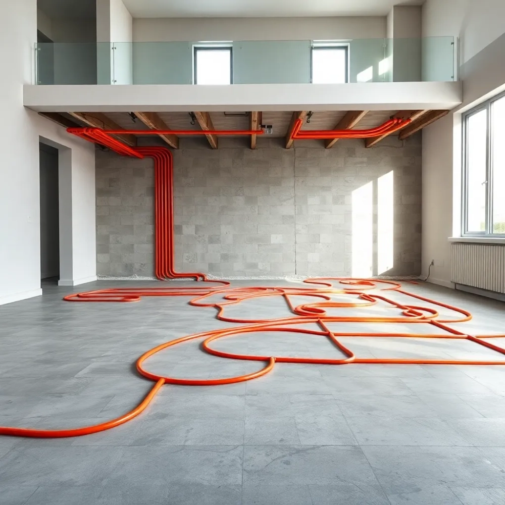 Ogrzewanie podłogowe dwa poziomy