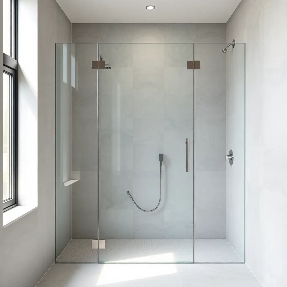 Panel szklany do łazienki prysznic