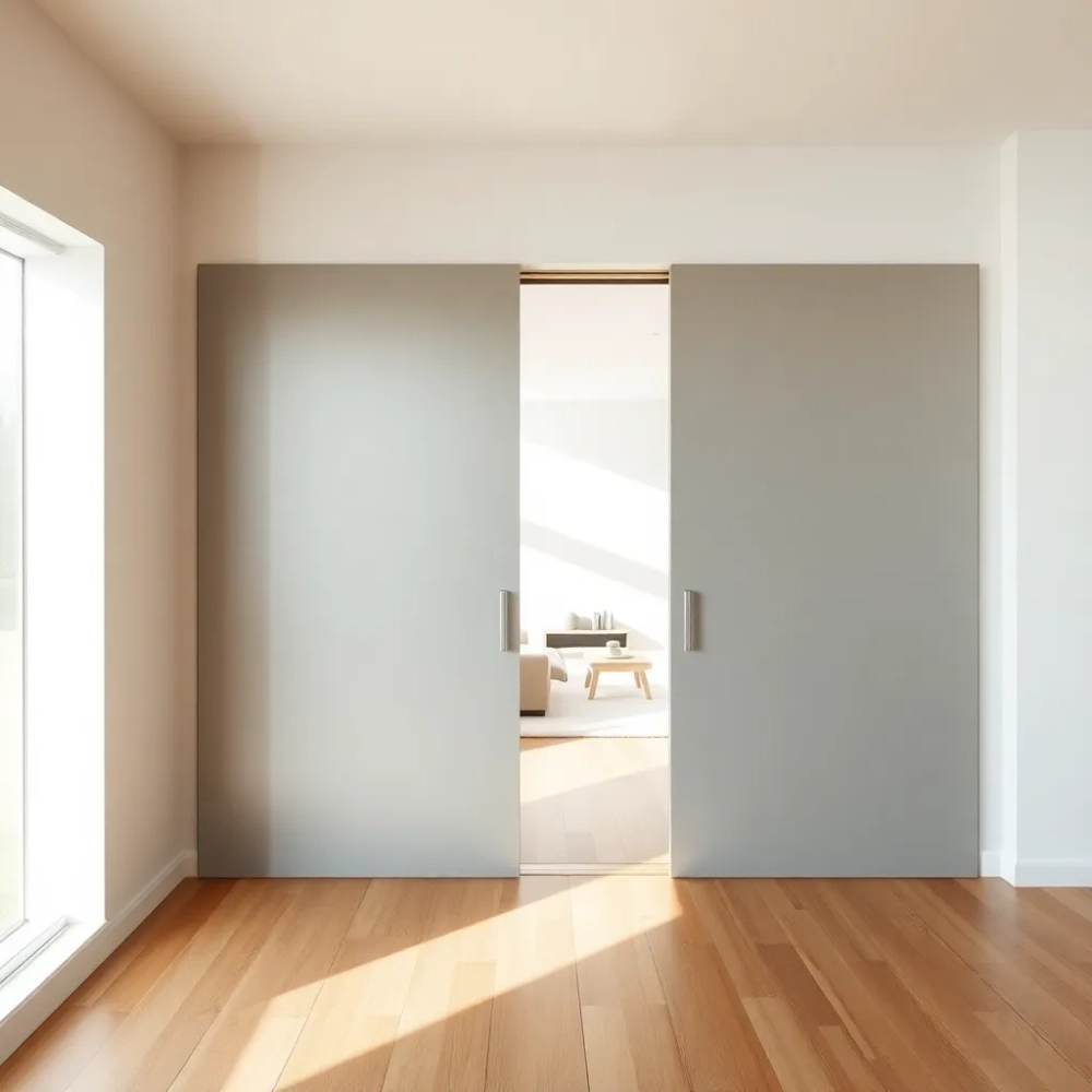 Panele przesuwne zamiast drzwi