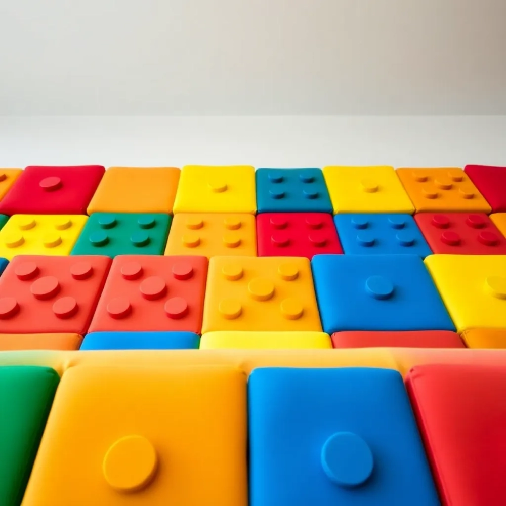 Panele tapicerowane dla dzieci LEGO