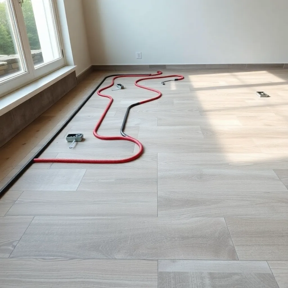 Panele winylowe na ogrzewanie podłogowe wodne